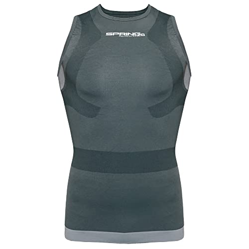 Ärmelloses Herren-Trikot, Modell 56 Spring Revolution Grau L von Spring Revolution 2.0