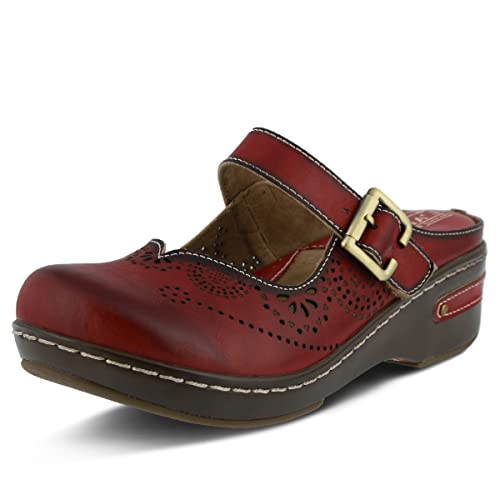 L'Artiste by Spring Step Damen Pantoletten Aneria, rot, 40 EU L'Artiste by Spring Step Damen Pantoletten Aneria, rot, 40 EU von Spring Step L'Artiste