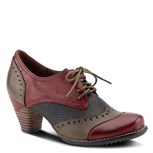 L'artiste By Spring Step Damen Bardot Kleid Pumps, Rot/Ausflug, einfarbig (Getaway Solids), EU 41 / US 9.5-10 von Spring Step L'Artiste