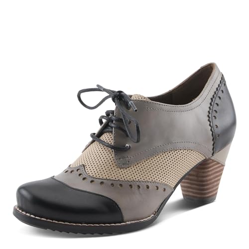 L'artiste By Spring Step Damen Bardot Kleid Pumps, Schwarz Multi, 39.5 EU von Spring Step L'Artiste