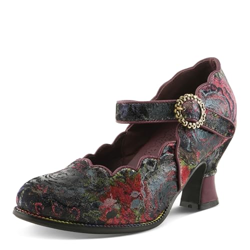 Spring Step L'Artiste Damen Adodora Mary Jane Absatz, Prit Plum Multi, 39.5 EU Spring Step L'Artiste Damen Adodora Mary Jane Absatz, Prit Plum Multi, 39.5 EU von Spring Step L'Artiste