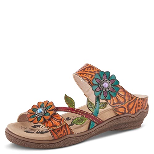 Spring Step L'Artiste Damen Aymee Slide Sandale, Mango Multi, 40.5 EU Spring Step L'Artiste Damen Aymee Slide Sandale, Mango Multi, 40.5 EU von Spring Step L'Artiste