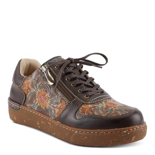 Spring Step L'Artiste Damen-Sneaker Sincerity, Braun Multi, 39.5 EU von Spring Step L'Artiste