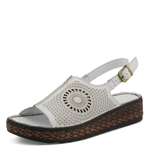 Spring Step Damen Cordero Sandale, Weiss/opulenter Garten, 39 EU Spring Step Damen Cordero Sandale, Weiss/opulenter Garten, 39 EU von Spring Step