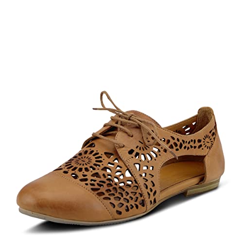 Spring Step Damen Theone Schnürschuh, Beige (camel), 40.5 EU von Spring Step