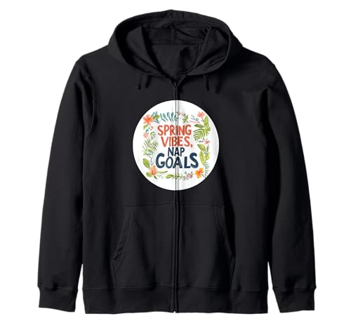 Spring Vibes Nap Goals Stempel für Jungen und Mädchen Kapuzenjacke Spring Vibes Nap Goals Stempel für Jungen und Mädchen Kapuzenjacke von Spring Vibes Outfit