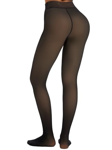 Spring Water Fleecegefütterte Strumpfhosen für Damen Thermische schwarze Winterleggings Spring Water Fleecegefütterte Strumpfhosen für Damen Thermische schwarze Winterleggings von Spring Water