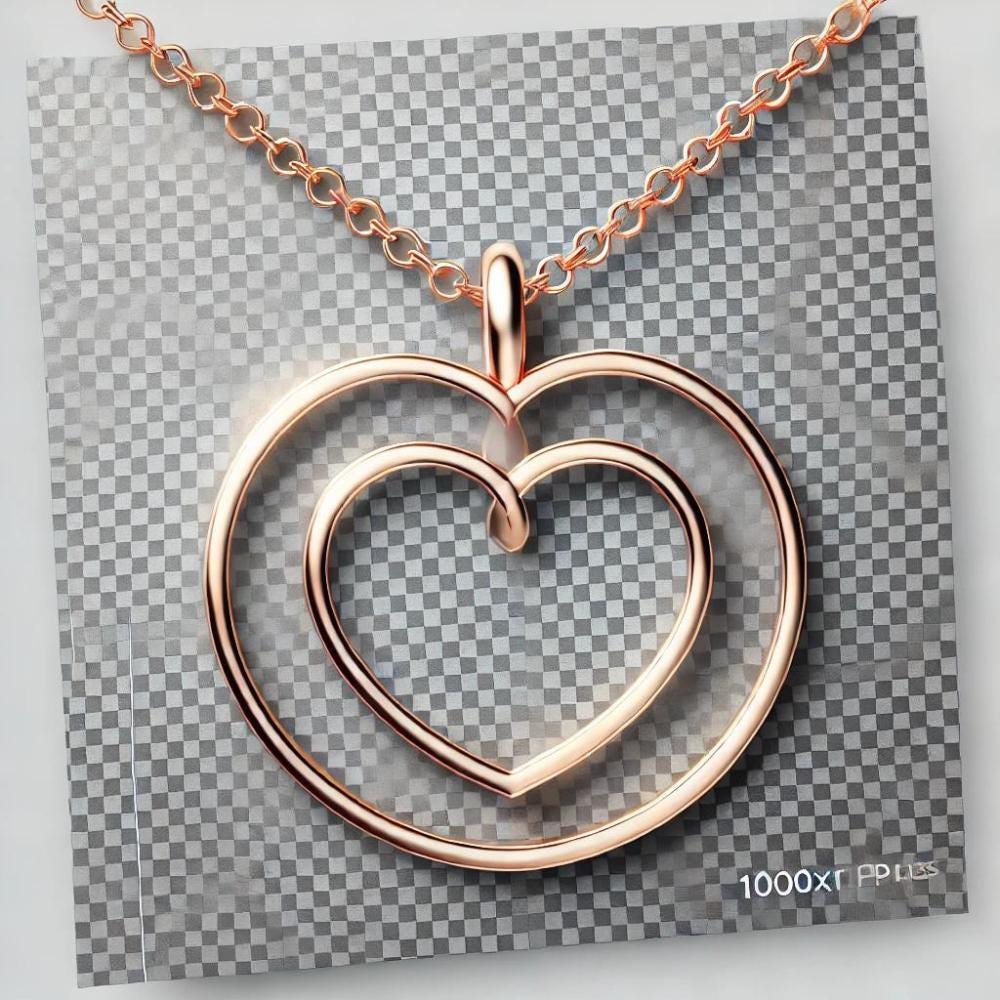 Luxus Namensanhänger - Elegante Personalisierte Halskette Mit Herz von SpringVibesByMoni