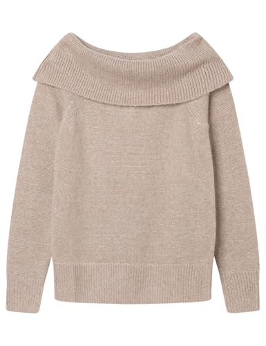 SPRINGFIELD Damen 1.Gym.md.Sweater Off Shoulder Jersei, Hellrosa, L von Springfield