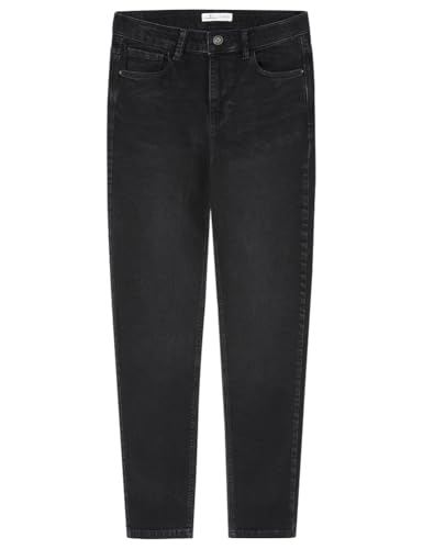 SPRINGFIELD Damen 1.t.b Slim Crop Básico Jeans, Standardschwarz, 40 von Springfield