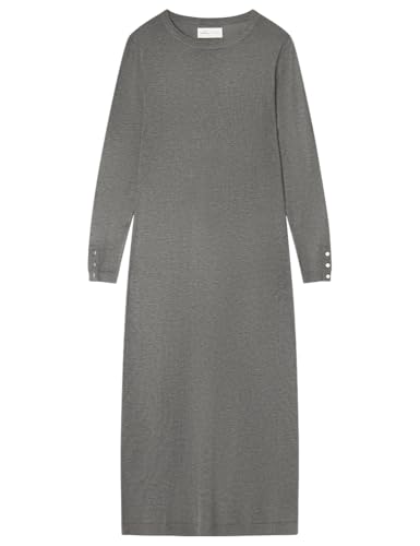 SPRINGFIELD Damen 1338695 midi Strick-mit Knöpfe und Manschetten, Grau Melange, L von Springfield