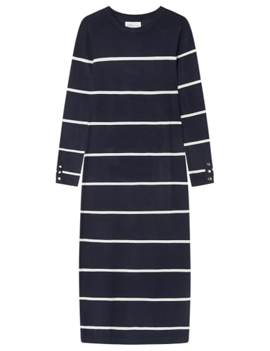 SPRINGFIELD Damen 1338695 midi Strick-mit Knöpfe und Manschetten, Marineblau, S von Springfield