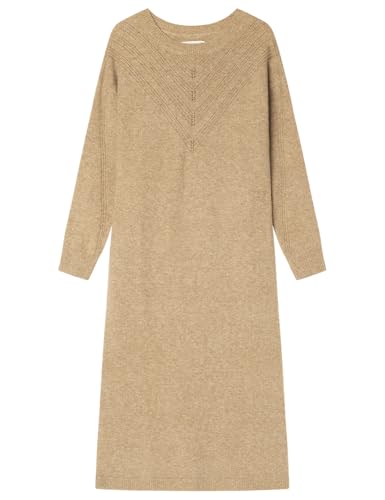 SPRINGFIELD Damen 1338712 midi Strick, Braun Tupfen, L SPRINGFIELD Damen 1338712 midi Strick, Braun Tupfen, L von Springfield