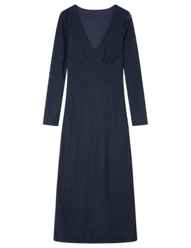SPRINGFIELD Damen 3.Gym.a.midi Estructura Navy Lässiges Kleid, Marineblau, Small SPRINGFIELD Damen 3.Gym.a.midi Estructura Navy Lässiges Kleid, Marineblau, Small von Springfield