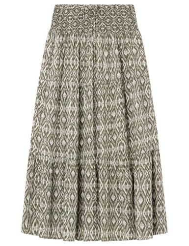 SPRINGFIELD Damen 3.fq.Falda Midi Lurex Rock, Khaki CRIS, 38 von Springfield
