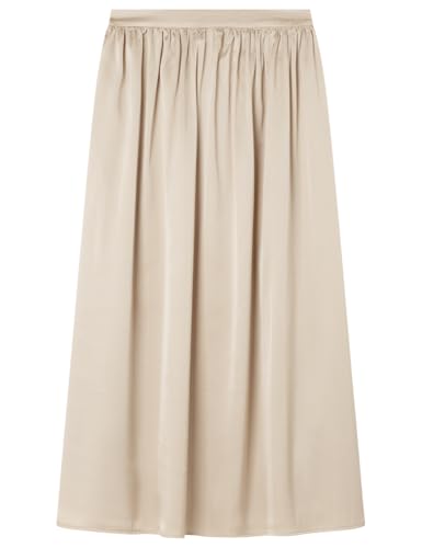 SPRINGFIELD Damen 3.fq.Falda Midi Plisada Rock, Sepia, 36 von Springfield