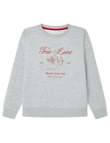 SPRINGFIELD Damen 4.g.m.Sudadera Cupido Sweatshirt, grau meliert, 38 von Springfield