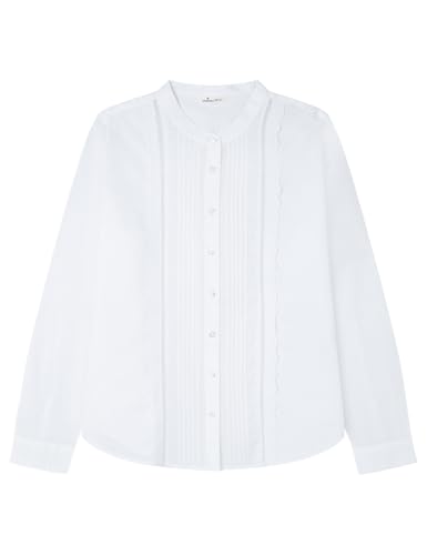 SPRINGFIELD Damen 4.t.a. Blusa Cam Alg LISO Romantico Bluse, weiß Standard, 38 von Springfield