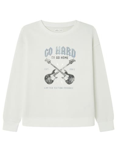 SPRINGFIELD Damen 4.t.a. Sudadera Urban Boho Guitar Sweatshirt, Standard-Beige, 38 von Springfield