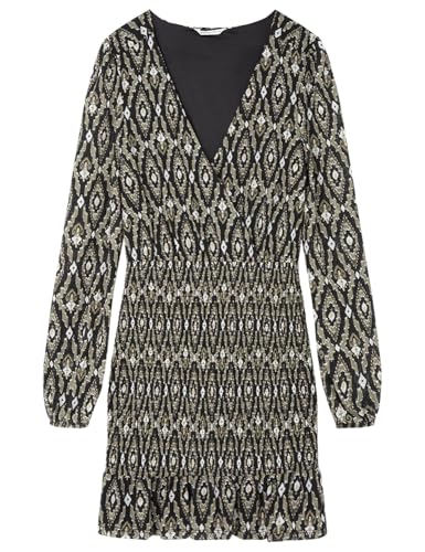 SPRINGFIELD Damen 5.t.m.mini Smoke Lässiges Kleid, Standardschwarz, X-Small von Springfield