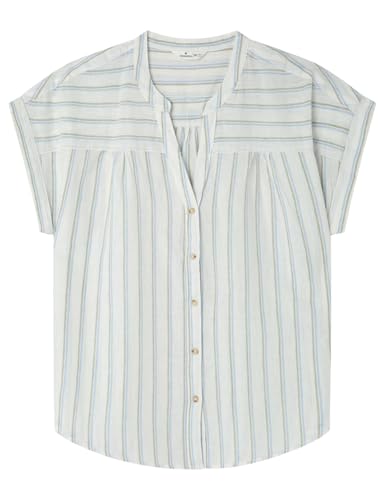 SPRINGFIELD Damen 8.t.Camisa Lino M/C Cuello Mao Hemd, Braun Oxid, 36 von Springfield