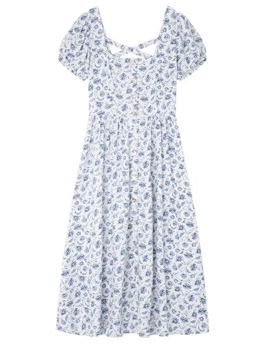 SPRINGFIELD Damen 8.t.a. Vestido Midi Mc Lino ESP Cruz Lässiges Kleid, Braun Oxid, 38 von Springfield