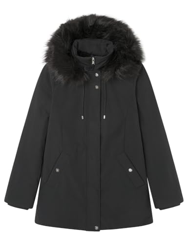 SPRINGFIELD Damen 8238776 Jacke, Standardschwarz, S von Springfield