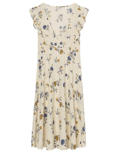 SPRINGFIELD Damen Kleid, ORANGE_Print, XS von Springfield