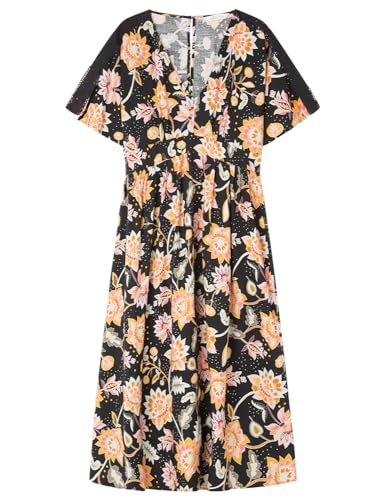 SPRINGFIELD Damen Kleid, Yellow/Pistachio, 38 von Springfield