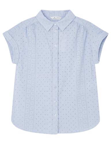 SPRINGFIELD Damen Modern Bluse, Light_Blue, 40 SPRINGFIELD Damen Modern Bluse, Light_Blue, 40 von Springfield