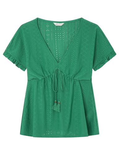 SPRINGFIELD Damen Modern T-Shirt, Ivory, XL von Springfield