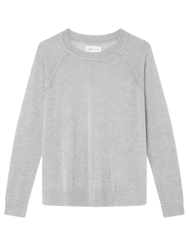 SPRINGFIELD Damen Jerseyviscosodelúrexconcuelloredondo Pullover Viskose Lurex, Dunkelgrau 1, M von Springfield