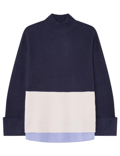 SPRINGFIELD Damen Pullover, Blue_Print, M von Springfield