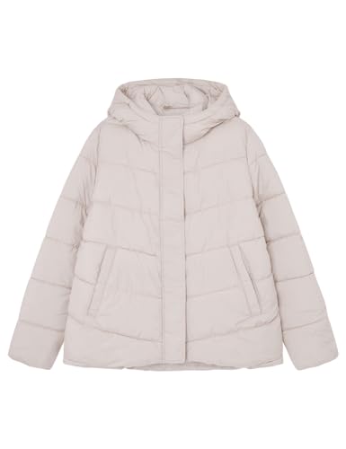 SPRINGFIELD Damen Recycled Polyester Short Puffer Jacket Jacke, Sand, M SPRINGFIELD Damen Recycled Polyester Short Puffer Jacket Jacke, Sand, M von Springfield