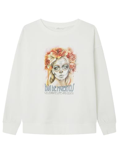 SPRINGFIELD Damen Reguläre Passform „Tag der Toten“-Sweatshirt, bunt, XL SPRINGFIELD Damen Reguläre Passform „Tag der Toten“-Sweatshirt, bunt, XL von Springfield