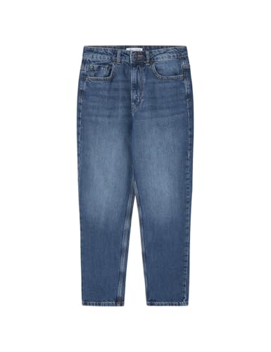 SPRINGFIELD Damen Vaqueros Mom-Jeans, Stahlblau, 34W/27L von Springfield