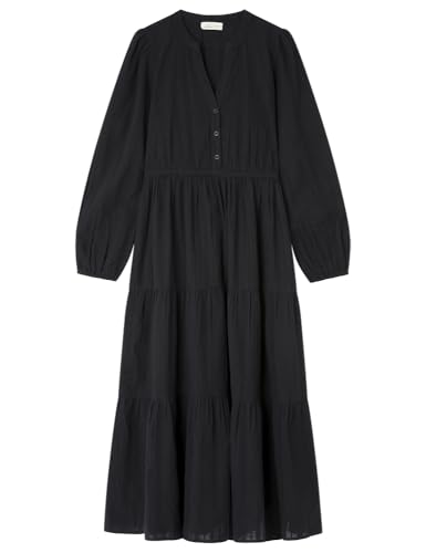 SPRINGFIELD Damen Vestidomidiconcinturafruncidaajustableycordones Kleid, Standardschwarz 2, 36 von Springfield