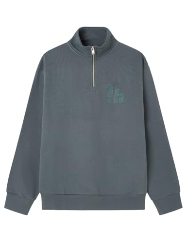 SPRINGFIELD Herren 1xm Thunder Sweatshirt, Blau Ente, Large SPRINGFIELD Herren 1xm Thunder Sweatshirt, Blau Ente, Large von Springfield