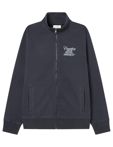 SPRINGFIELD Herren 3ic Camionero Cardigan Sweatshirt, dunkelblau, Small von Springfield