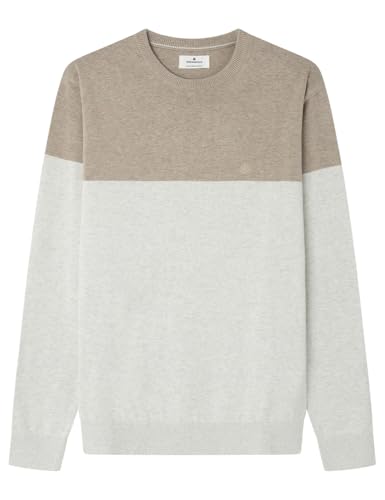 SPRINGFIELD Herren 4ic C/Red Sweater Block Gg12 Jersei, hellbrauner Maulwurf, Medium von Springfield