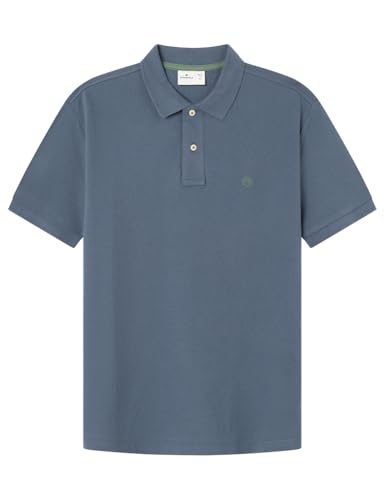SPRINGFIELD Herren 5ic-Polo Bas Reg T9 V Poloshirt, Rauchblau, L von Springfield