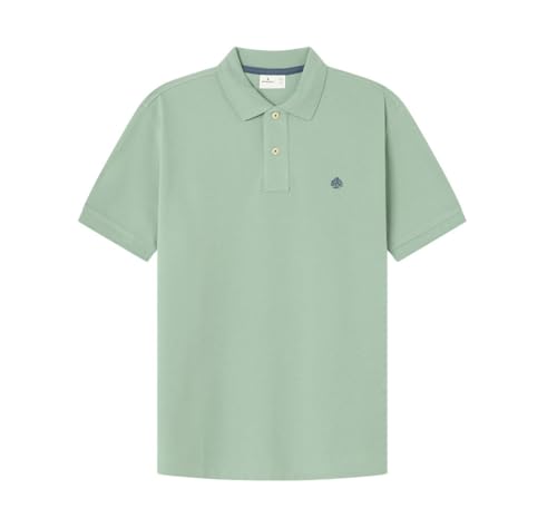 SPRINGFIELD Herren 5ic-Polo Bas Reg T9 V Poloshirt, Tannengrün, L von Springfield