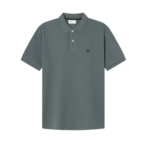 SPRINGFIELD Herren 5ic-Polo Bas Reg T9 V Poloshirt, Zementblau, M von Springfield