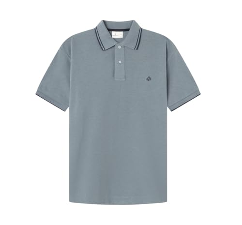 SPRINGFIELD Herren 7ba-Polo Overdye Tip Poloshirt, Stahlblau, XL SPRINGFIELD Herren 7ba-Polo Overdye Tip Poloshirt, Stahlblau, XL von Springfield