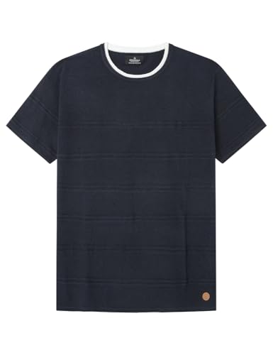 SPRINGFIELD Herren 7da Mc Camiseta Strctr Caja Torzal Gg14 Unterhemd, Marineblau, XXL von Springfield