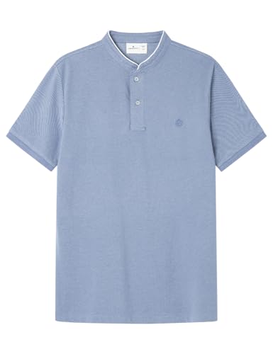 SPRINGFIELD Herren 7ic-Polo Mao LISO OXF Poloshirt, Blau (Azul Medio), XL von Springfield