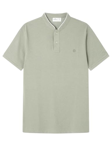 SPRINGFIELD Herren 7ic-Polo Mao LISO OXF Poloshirt, Meeresgrün, L von Springfield
