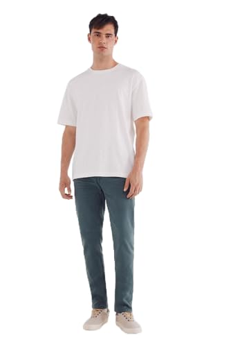 SPRINGFIELD Herren Basic Slim 5 Pockets Hose mit 5 Taschen, blau, 30 SPRINGFIELD Herren Basic Slim 5 Pockets Hose mit 5 Taschen, blau, 30 von Springfield