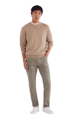 SPRINGFIELD Herren Basic Slim 5 Pockets Hose mit 5 Taschen, kaki, 30 SPRINGFIELD Herren Basic Slim 5 Pockets Hose mit 5 Taschen, kaki, 30 von Springfield