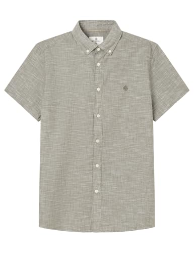 SPRINGFIELD Herren Bicolor Cotton Linen Look Unterhemd, Khaki, Größe M, XXL SPRINGFIELD Herren Bicolor Cotton Linen Look Unterhemd, Khaki, Größe M, XXL von Springfield